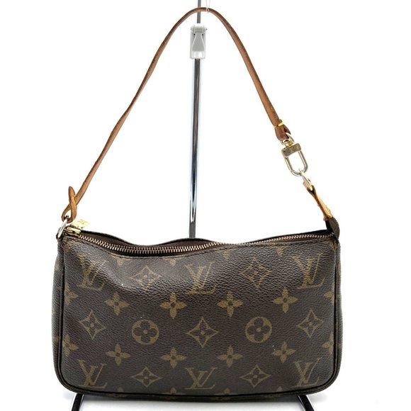 LOUIS VUITTON Brown Monogram Pouch - Picture 1 of 11